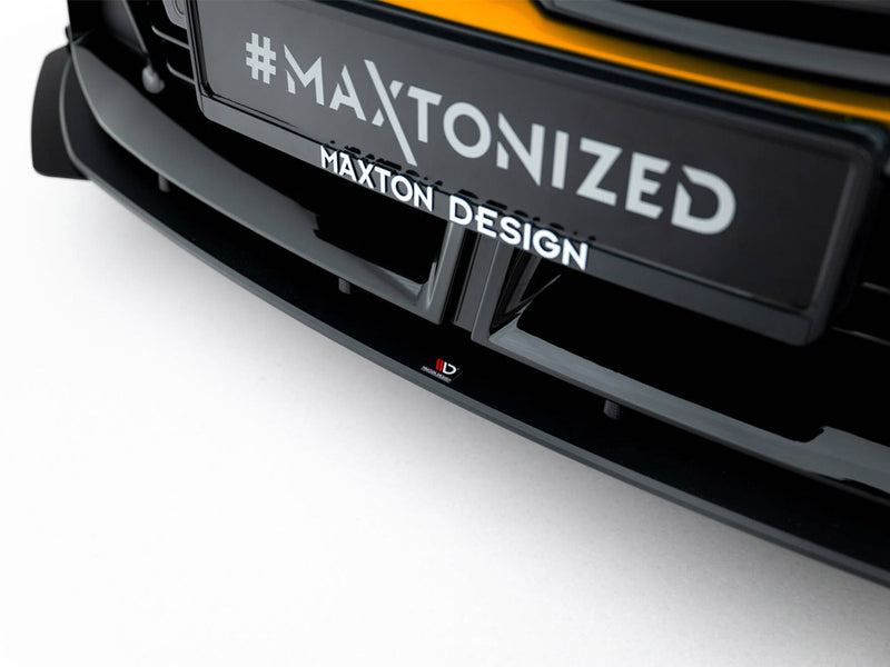Maxton Design Street PRO Front Splitter + Flaps BMW 1 M-Pack F70
