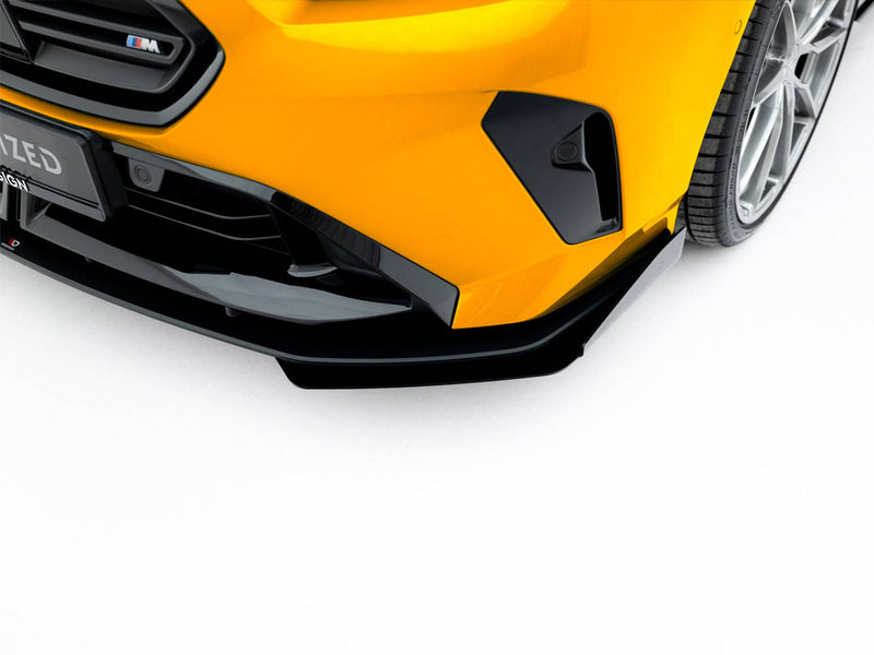Maxton Design Street PRO Front Splitter + Flaps BMW 1 M-Pack F70