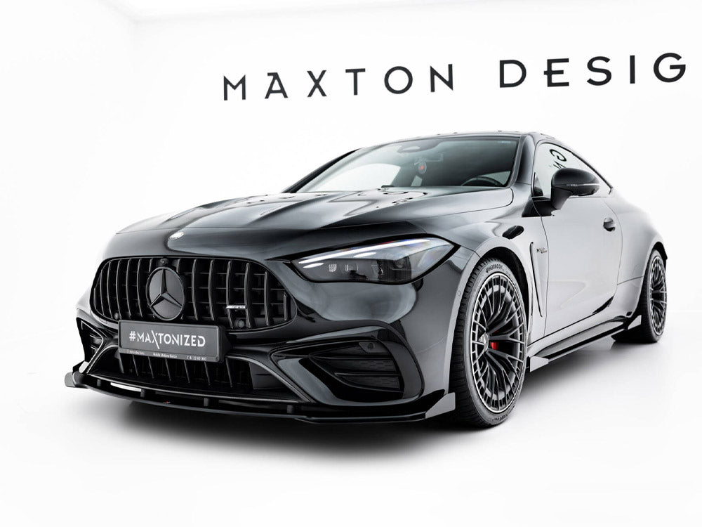 Maxton Design Street PRO Front Splitter + Flaps Mercedes-AMG CLE 53 C236