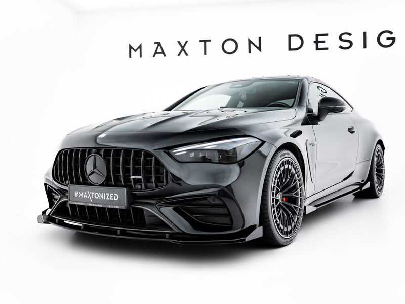 Maxton Design Street PRO Front Splitter + Flaps Mercedes-AMG CLE 53 C236