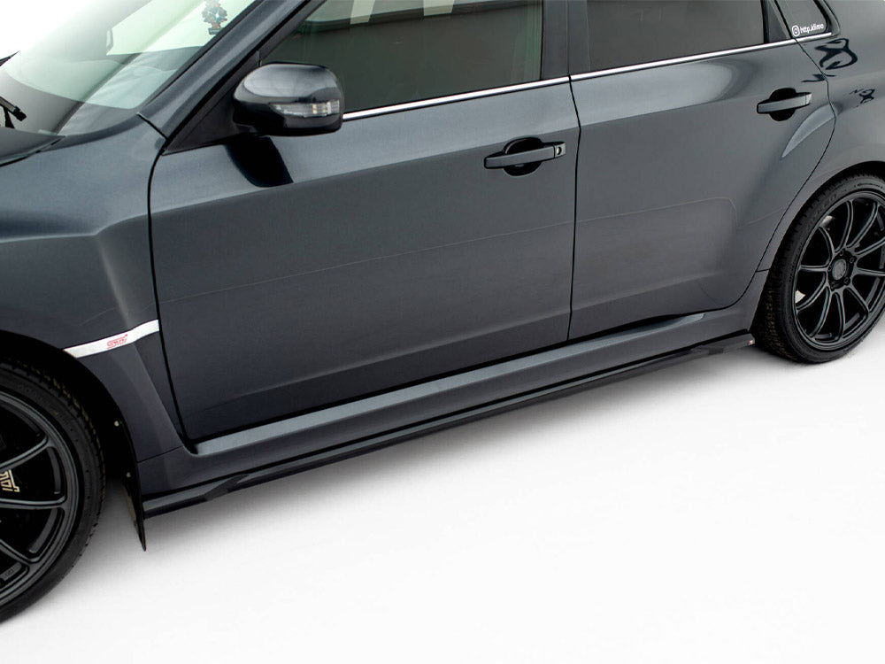 Maxton Design Side Skirts Diffusers V.2 Subaru Impreza WRX STI Mk3 Facelift