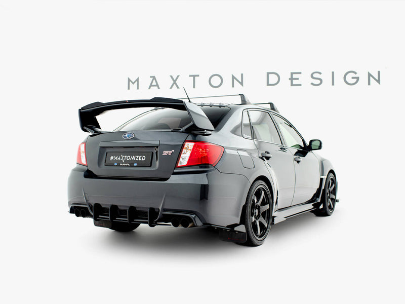 Maxton Design Street PRO Rear Side Splitters + Flaps Subaru Impreza WRX STI Mk3 Facelift