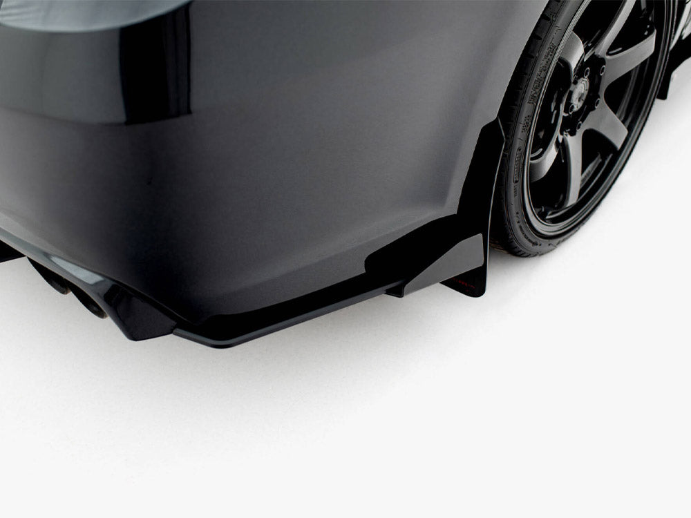 Maxton Design Street PRO Rear Side Splitters + Flaps Subaru Impreza WRX STI Mk3 Facelift