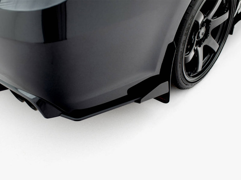 Maxton Design Street PRO Rear Side Splitters + Flaps Subaru Impreza WRX STI Mk3 Facelift