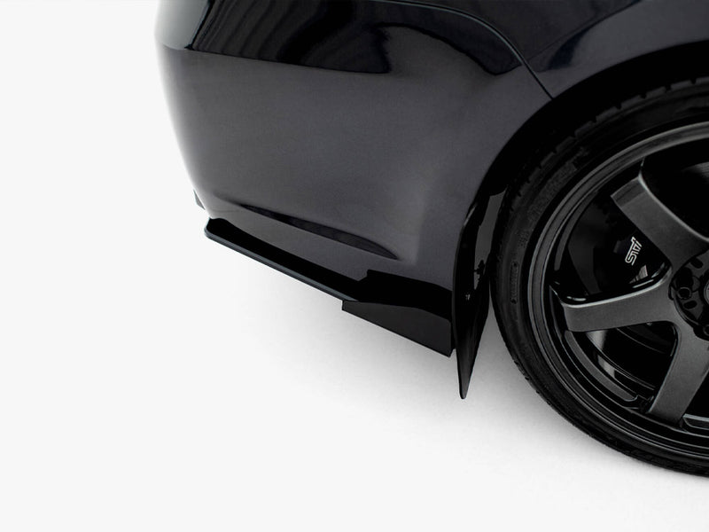 Maxton Design Street PRO Rear Side Splitters + Flaps Subaru Impreza WRX STI Mk3 Facelift