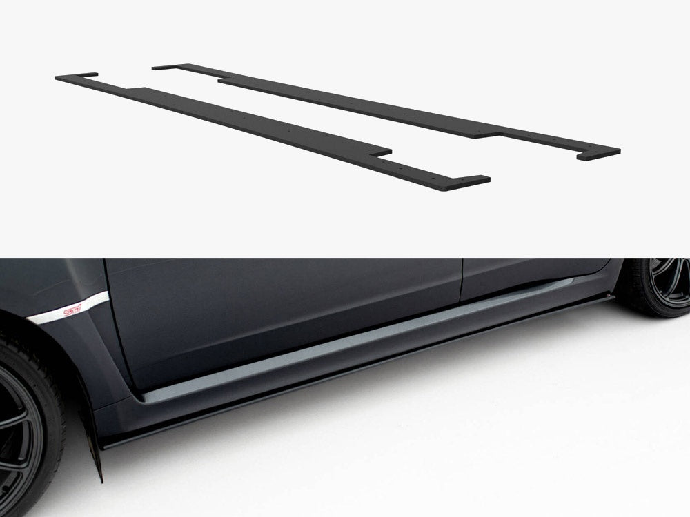 Maxton Design Street Pro Side Skirts Diffusers Subaru Impreza WRX STI Mk3 Facelift