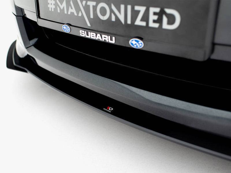 Maxton Design Street PRO Front Splitter + Flaps Subaru Impreza WRX STI Mk3 Facelift