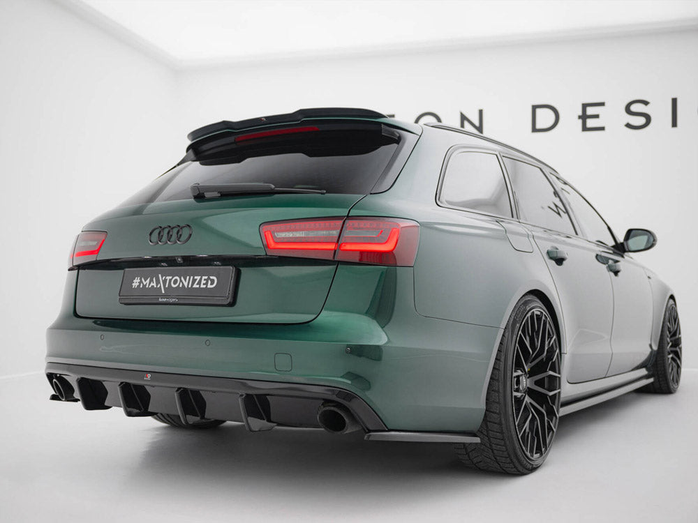 Maxton Design Rear Side Splitters V.3 Audi A6 S-Line Avant C7