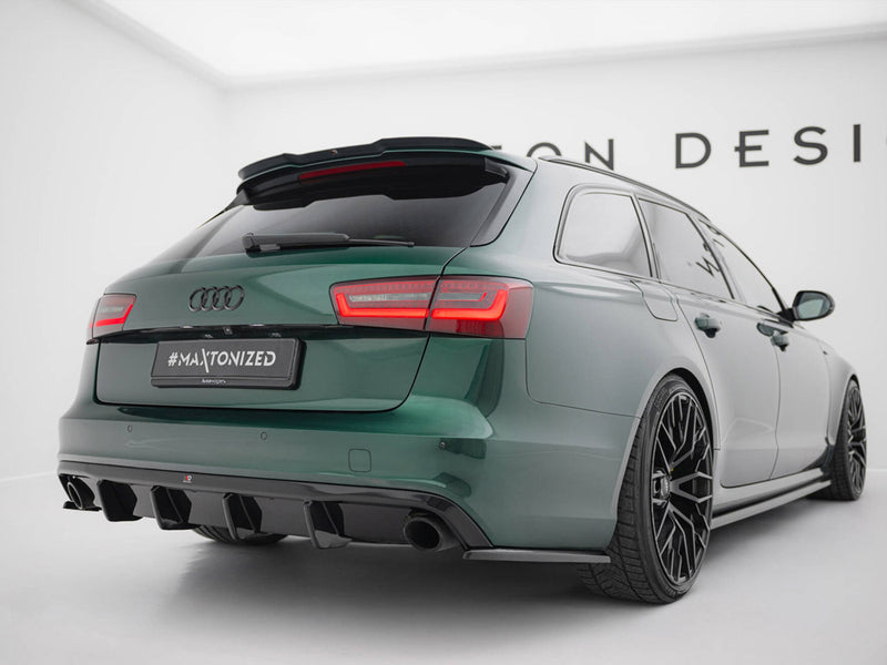 Maxton Design Rear Side Splitters V.3 Audi A6 S-Line Avant C7