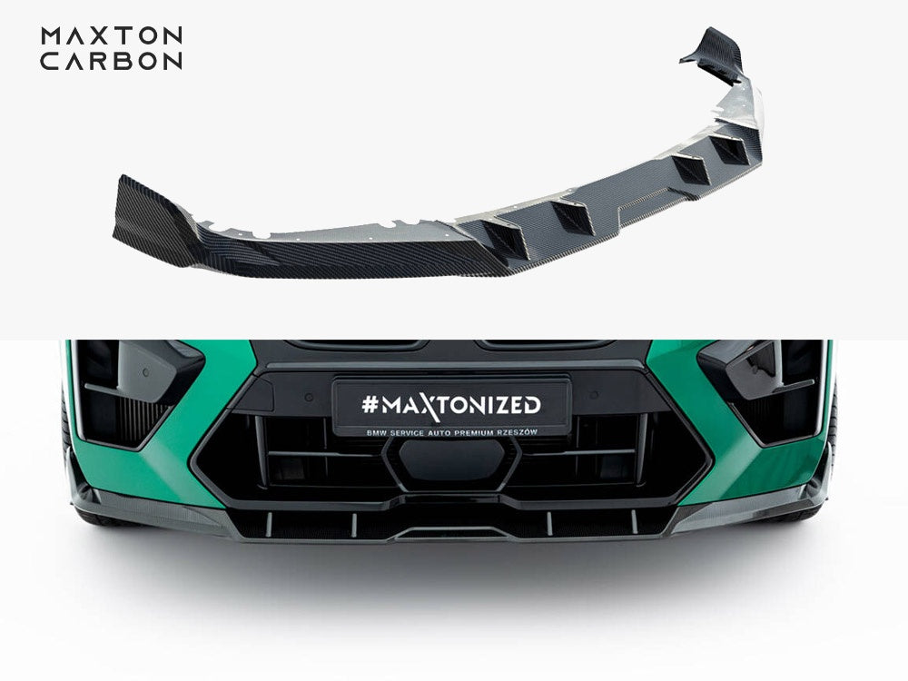 Maxton Design Prepreg Carbon Fiber Front Splitter BMW X5 M F95 Facelift