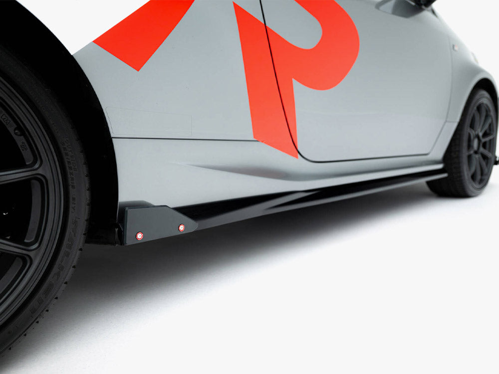 Maxton Design Side Skirts Diffusers + Flaps Toyota GR Yaris Mk4 Facelift