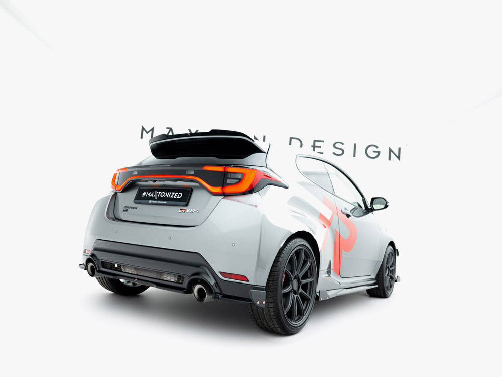 Maxton Design Rear Side Splitters + Flaps Toyota GR Yaris Mk4 Facelift