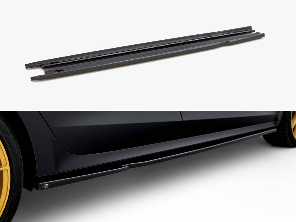 Maxton Design Side Skirt Diffusers V.1 Skoda Octavia RS Liftback / Estate Mk4 Facelift
