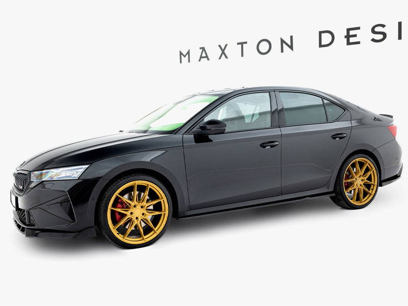 Maxton Design Side Skirt Diffusers V.1 Skoda Octavia RS Liftback / Estate Mk4 Facelift