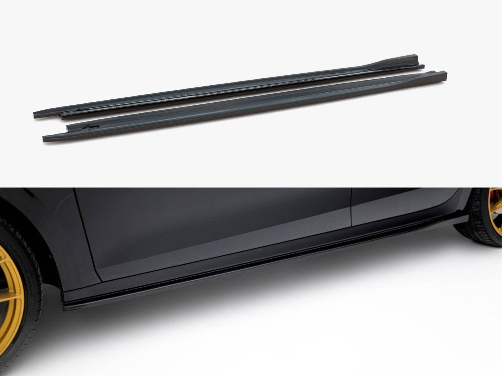 Maxton Design Side Skirt Diffusers V.2 Skoda Octavia RS Liftback / Estate Mk4 Facelift