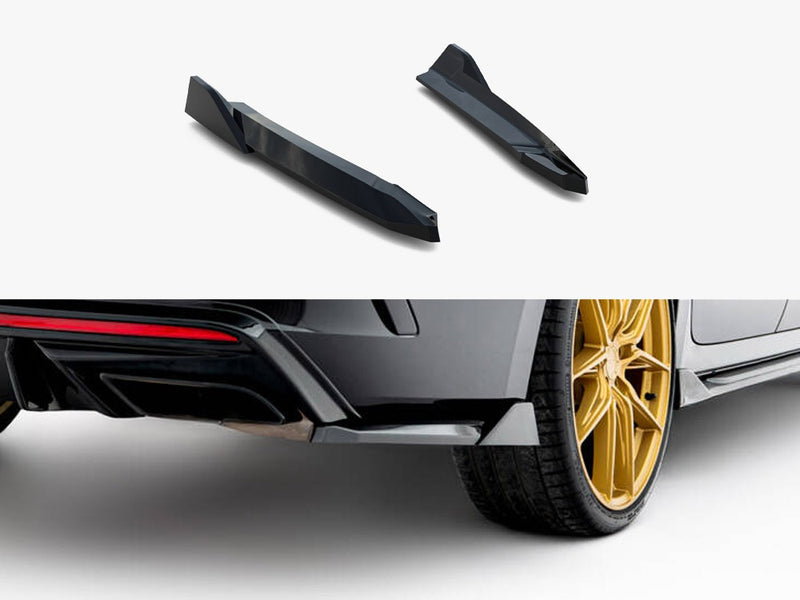 Maxton Design Rear Side Splitters V.8 Skoda Octavia RS Liftback / Estate Mk4 Facelift