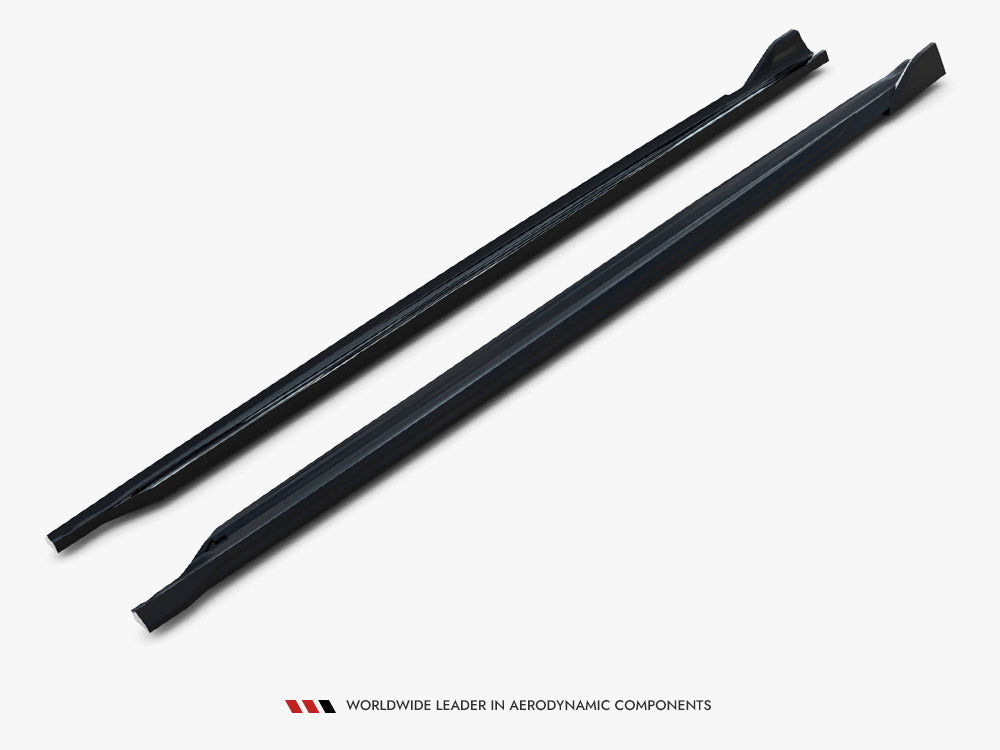 Maxton Design Side Skirts Diffusers V.4 Skoda Octavia RS Liftback / Estate Mk 4 Facelift