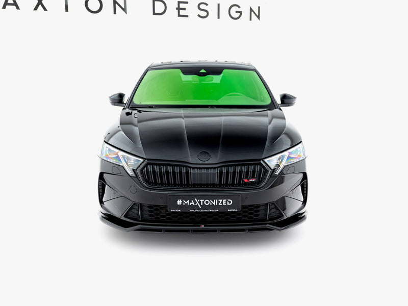 Maxton Design Front Splitter V.1 Skoda Octavia RS Liftback / Estate Mk4 Facelift