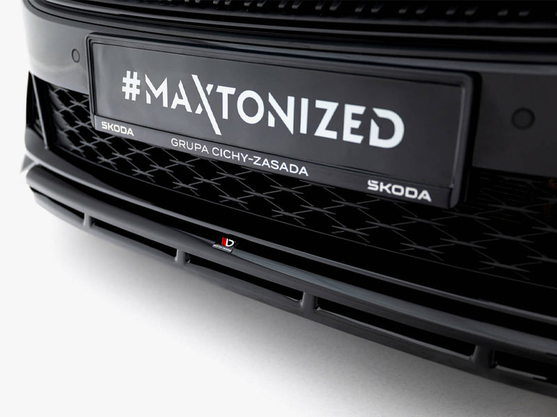Maxton Design Front Splitter V.1 Skoda Octavia RS Liftback / Estate Mk4 Facelift