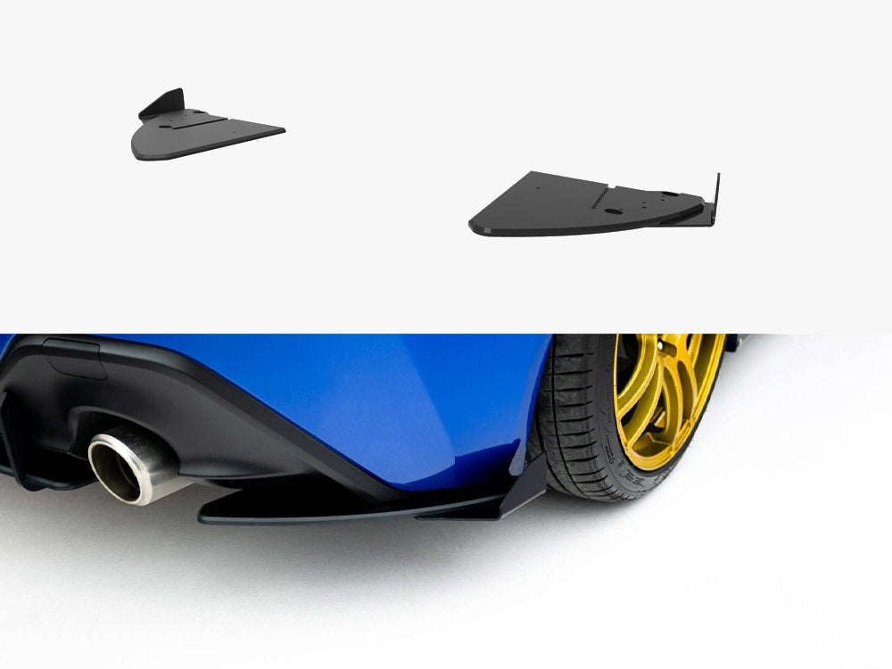 Maxton Design Street Pro Rear Side Splitters V.1 + Flaps Subaru BRZ Mk2