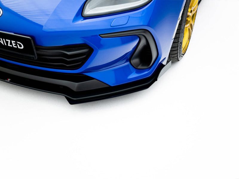 Maxton Design Street PRO Front Splitter + Flaps Subaru BRZ Mk2