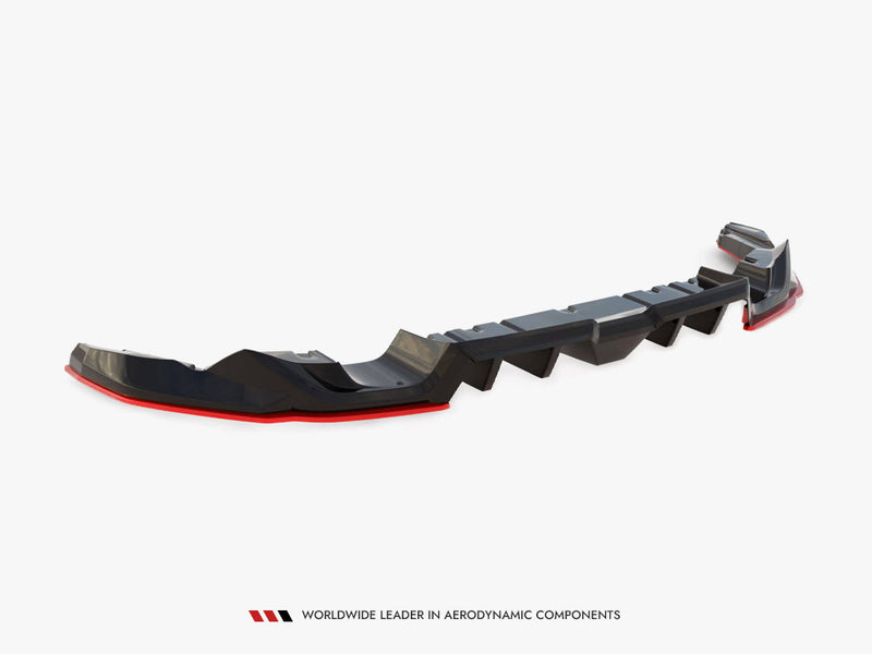 Maxton Design Central Rear Splitter (Vertical Bars) V.2 Subaru BRZ Mk2