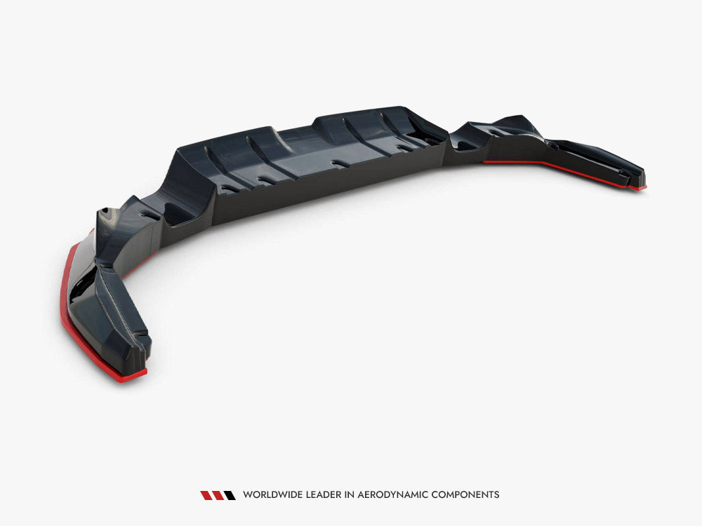 Maxton Design Central Rear Splitter (Vertical Bars) V.2 Subaru BRZ Mk2