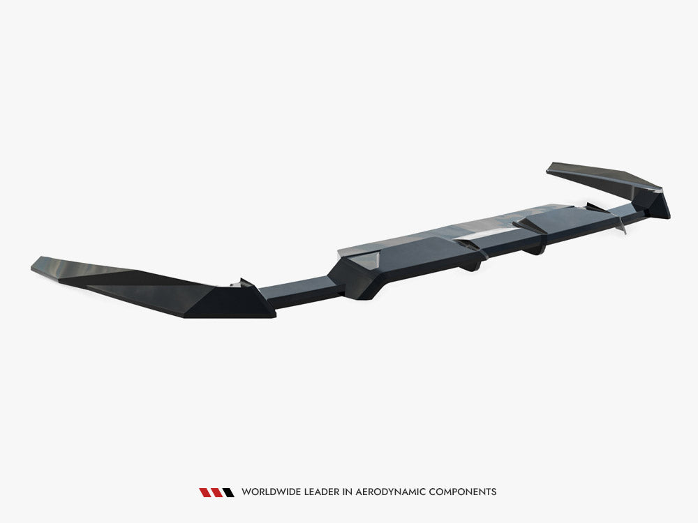 Maxton Design Rear Splitter (Vertical Bars) BMW M5 Sedan / Touring G90