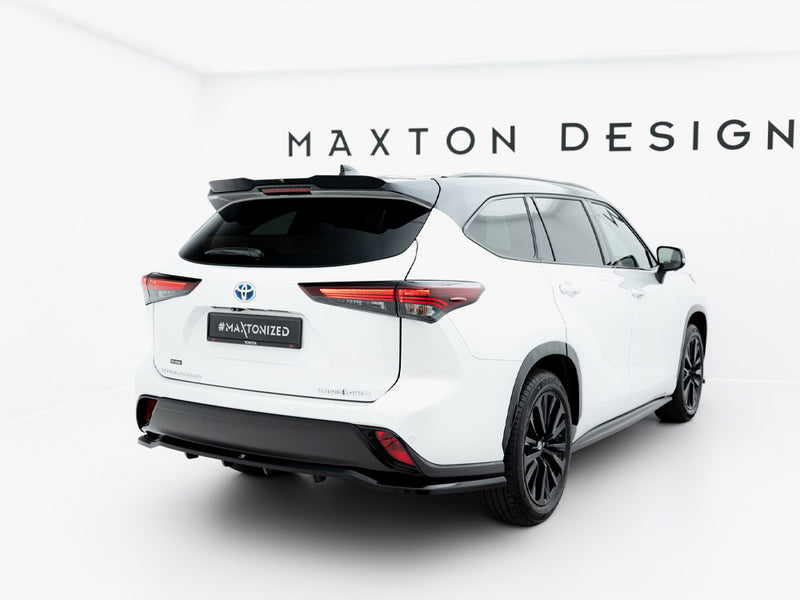 Maxton Design Rear Splitter (Vertical Bars) Toyota Highlander Mk4