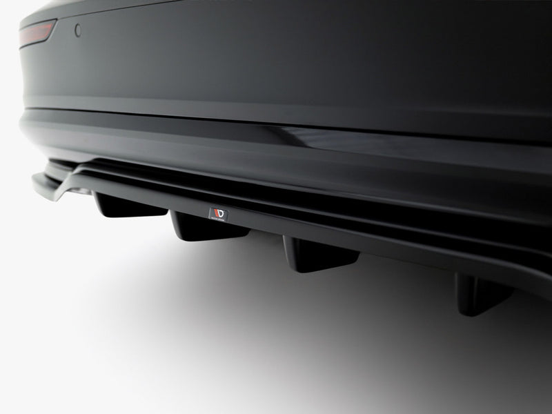 Maxton Design Rear Splitter (Vertical Bars) Volvo S60 / V60 R-Design Mk3 Facelift