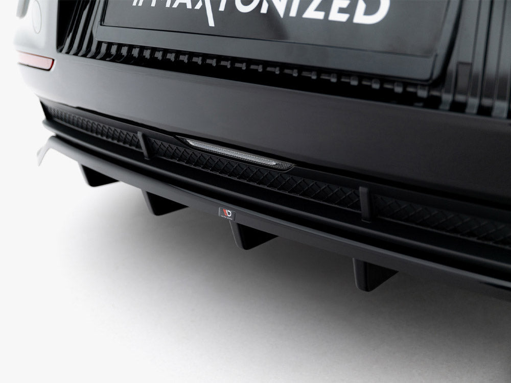 Maxton Design Rear Splitter (Vertical Bars) Kia EV6 Mk1