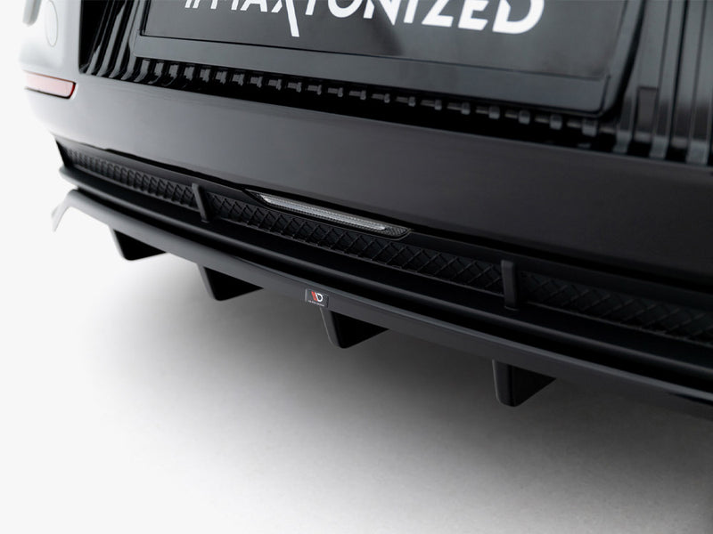 Maxton Design Rear Splitter (Vertical Bars) Kia EV6 Mk1