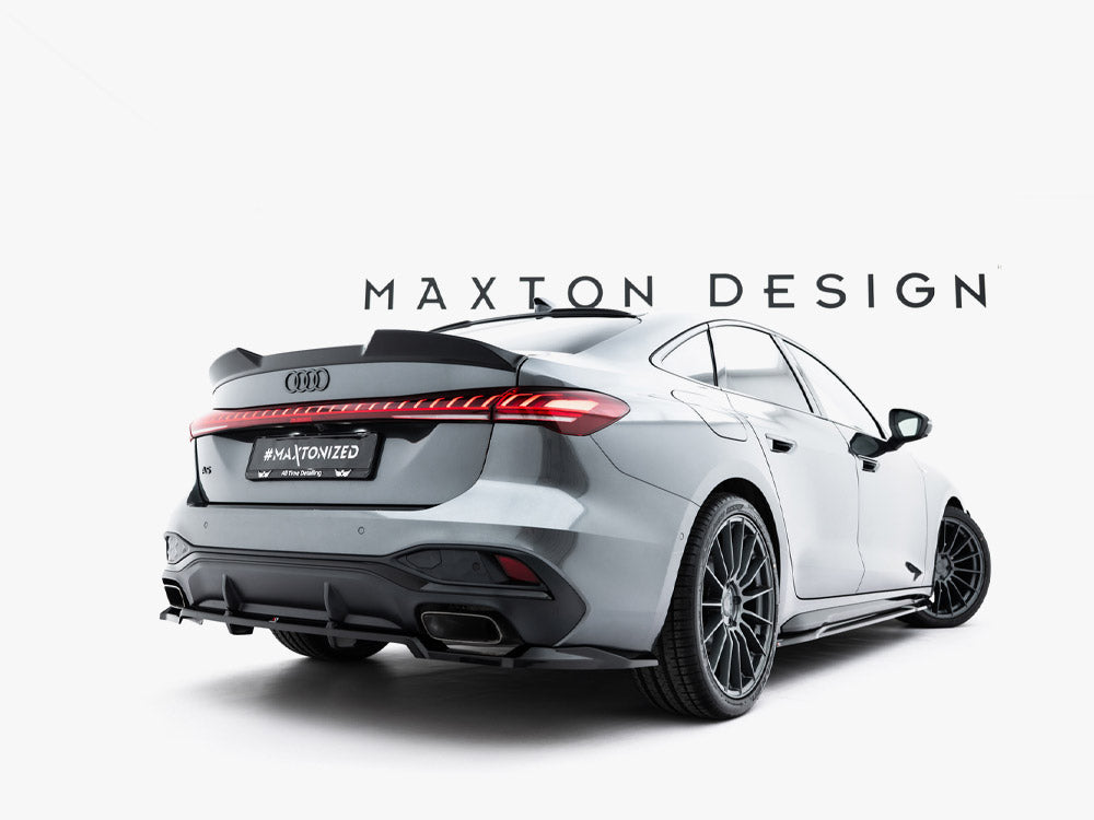 Maxton Design Rear Splitter (Vertical Bars) Audi A5 S-Line Sedan / Avant B10