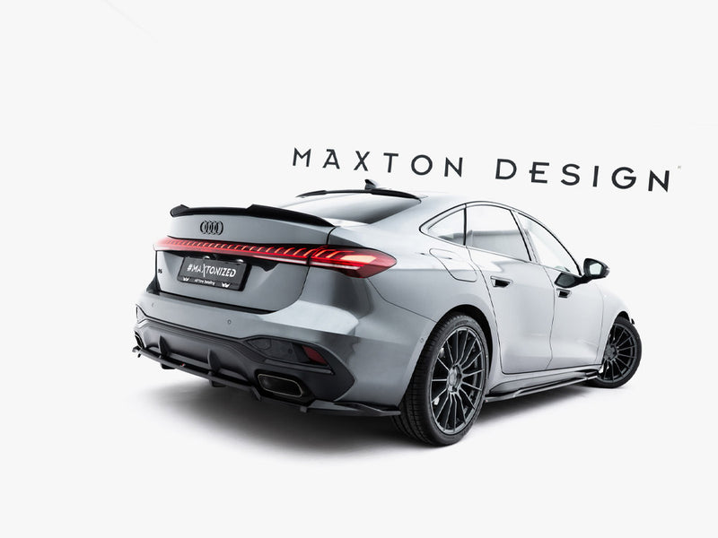 Maxton Design Rear Splitter (Vertical Bars) Audi A5 S-Line Sedan / Avant B10