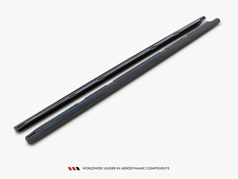 Maxton Design Side Skirts Diffusers V.2 Seat Leon Mk3 Cupra / FR Facelift