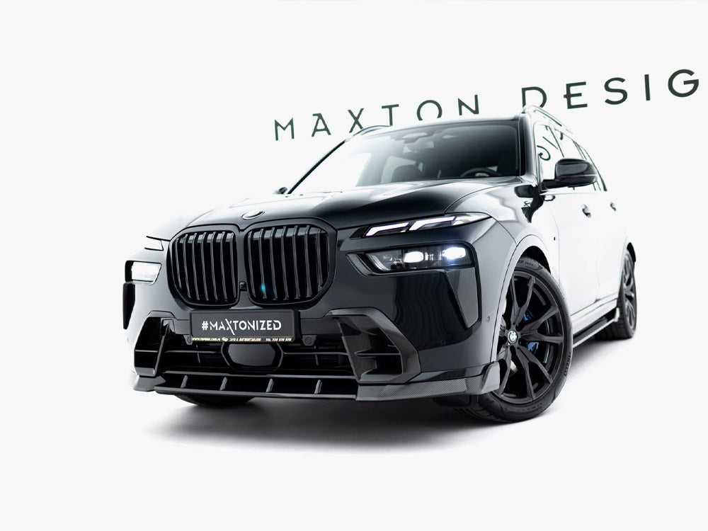 Maxton Design Prepreg Carbon Front Bumper Side Vents BMW X7 M-Pack G07 Facelift