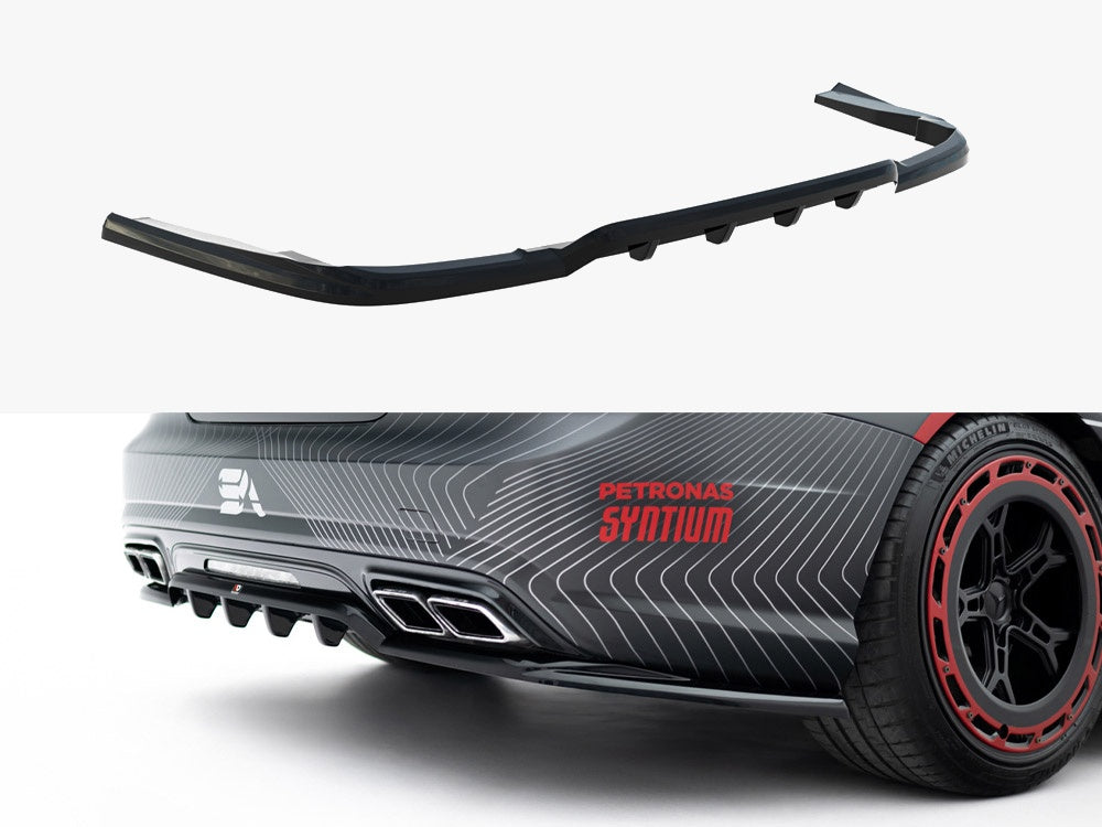 Maxton Design Rear Splitter (Vertical Bars) Mercedes-Benz SL 63 AMG R231