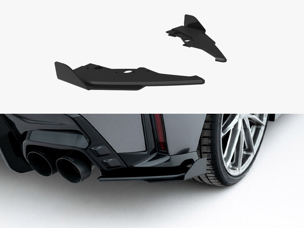 Maxton Design Street PRO Rear Side Splitters V.2 + Flaps BMW M135i F70