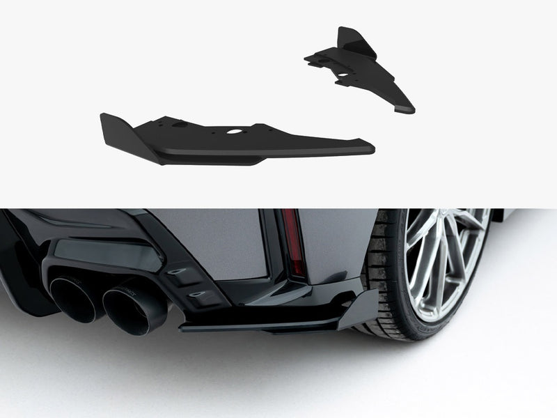 Maxton Design Street PRO Rear Side Splitters V.2 + Flaps BMW M135i F70