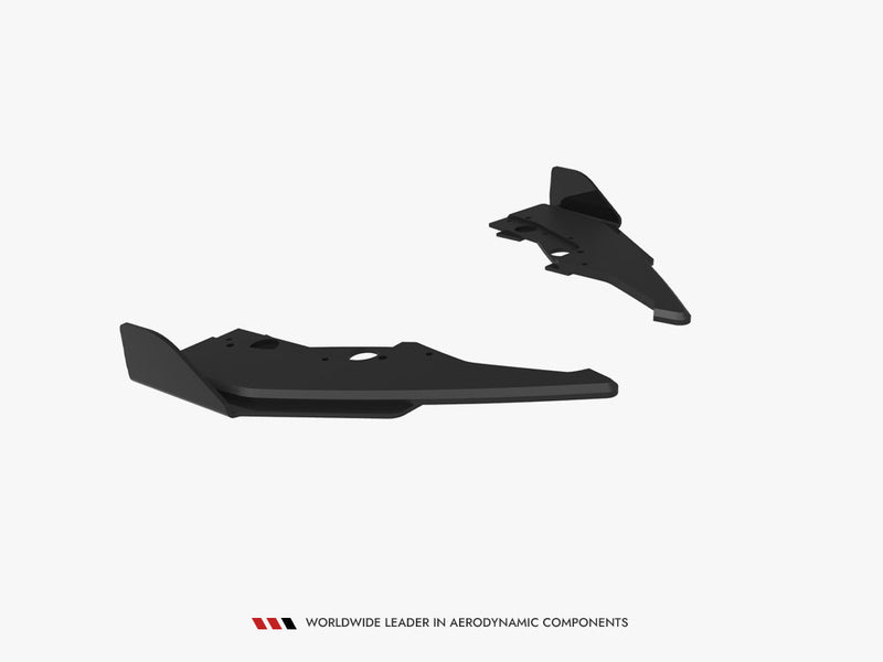 Maxton Design Street PRO Rear Side Splitters V.2 + Flaps BMW M135i F70