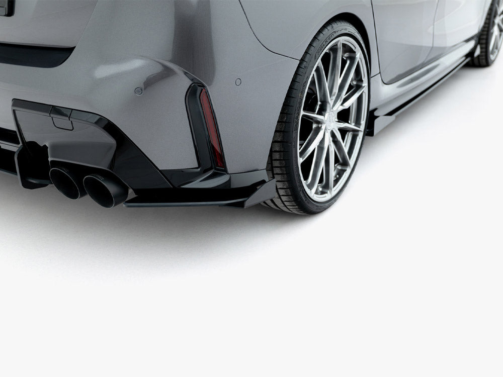 Maxton Design Street PRO Rear Side Splitters V.1 + Flaps BMW M135i F70