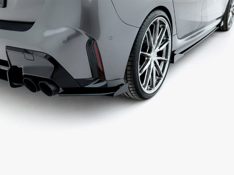 Maxton Design Street PRO Rear Side Splitters V.1 + Flaps BMW M135i F70