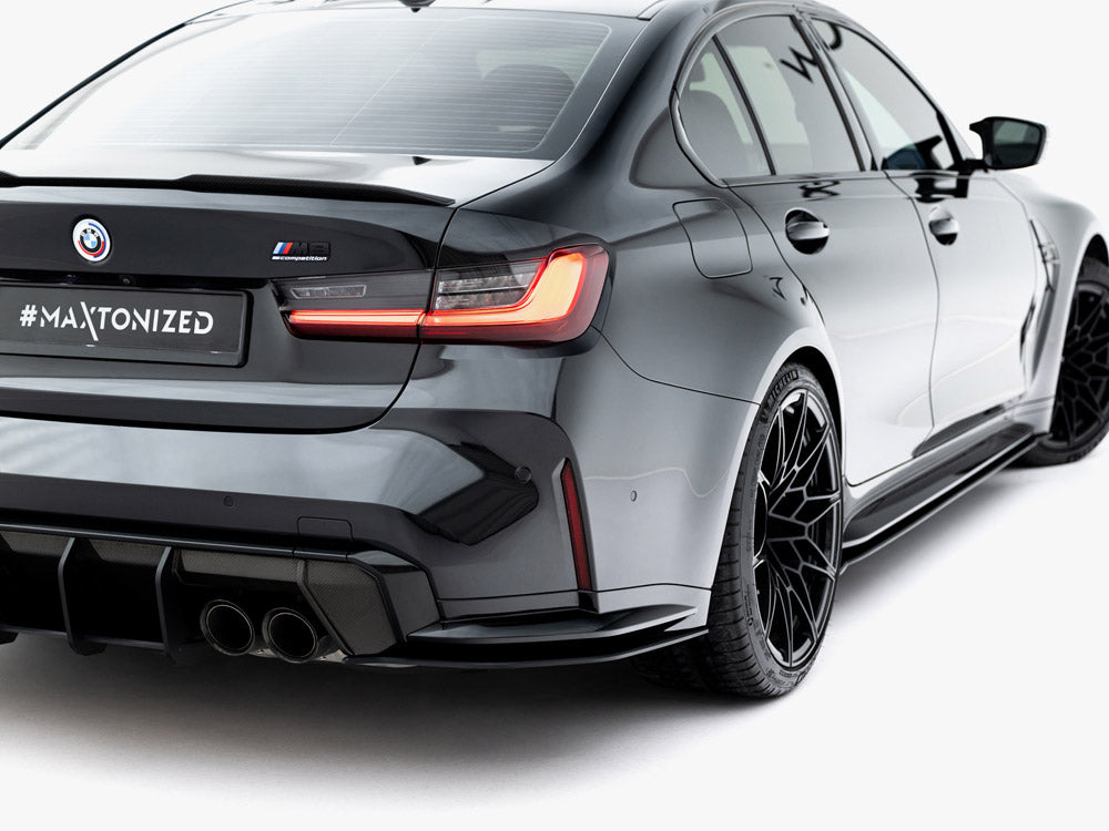 Maxton Design Street PRO Rear Side Splitters V.3 BMW M3 Sedan / Touring G80 / G81