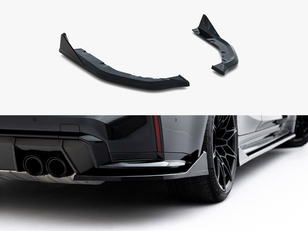 Maxton Design Rear Side Splitters V.5 BMW M3 Sedan / Touring G80 / G81