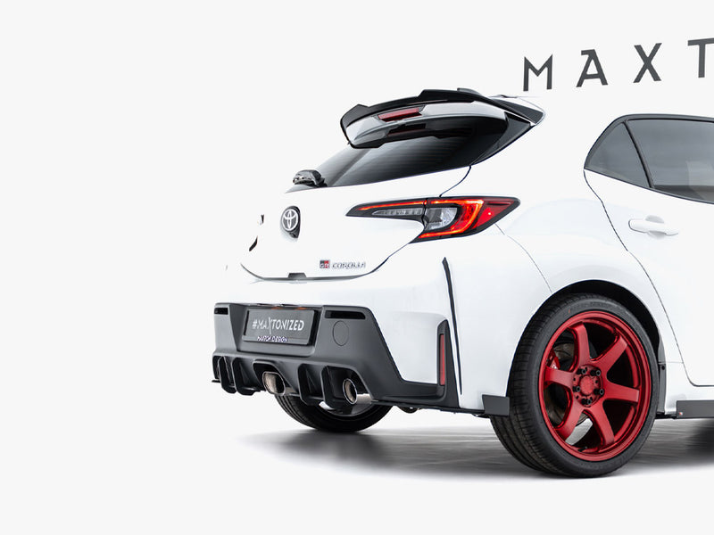 Maxton Design Street PRO Rear Side Splitters + Flaps Toyota GR Corolla Mk12