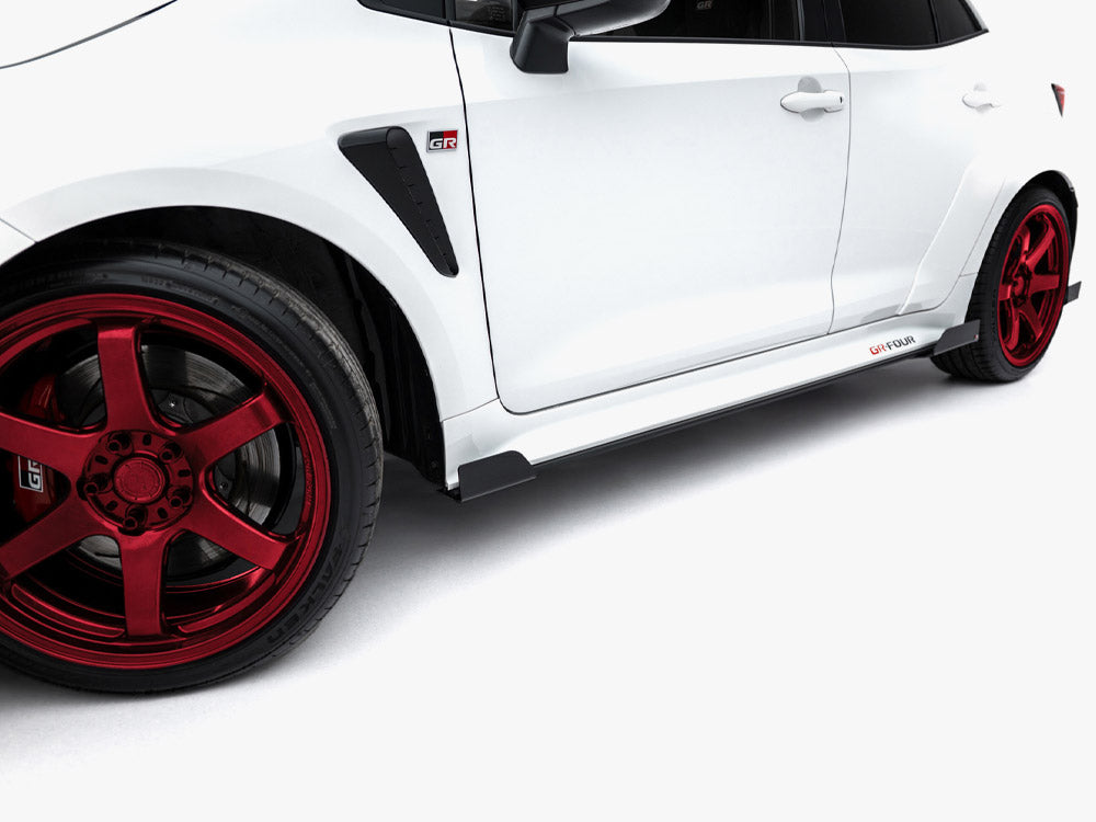 Maxton Design Street PRO Side Skirts Diffusers + Flaps Toyota GR Corolla Mk12