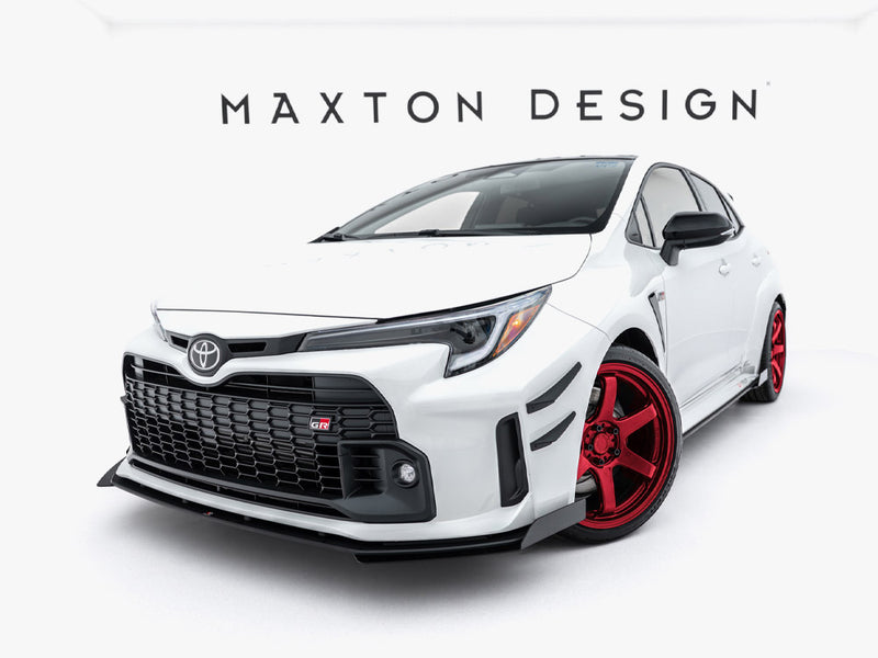 Maxton Design Street PRO Front Splitter + Flaps Toyota GR Corolla Mk12