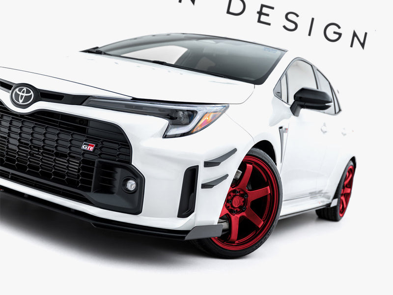 Maxton Design Street PRO Front Splitter + Flaps Toyota GR Corolla Mk12