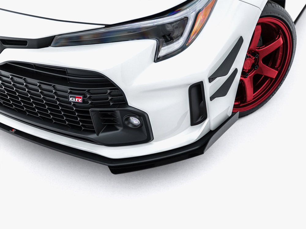 Maxton Design Street PRO Front Splitter + Flaps Toyota GR Corolla Mk12