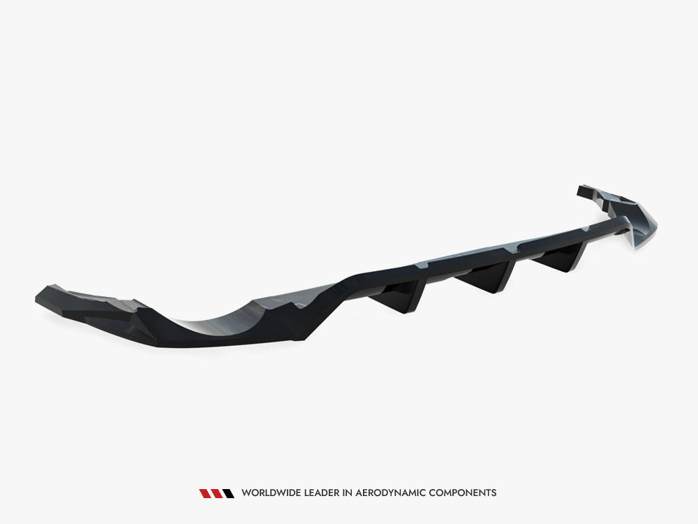 Maxton Design Rear Splitter (Vertical Bars) Audi RSQ8 Mk1 Facelift